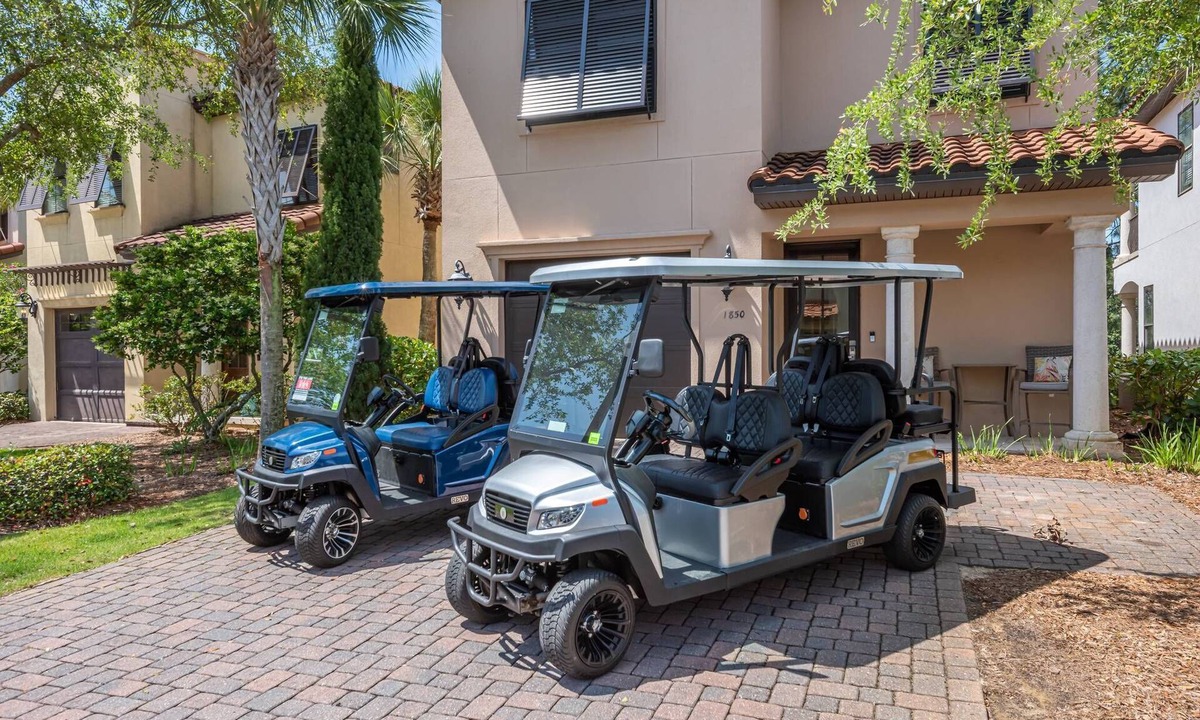 Villa Lago House | 2 Golf Carts Included Golf Front Sandestin Home Mins to Baytowne Wharf