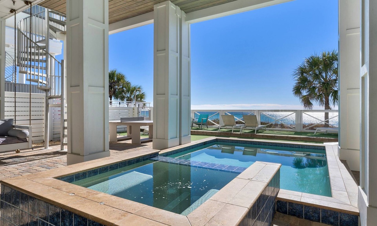 Laguna Beach Estates House | Beach Buzz - Luxury Gulf-Front, Theater, Heated Pool & Game Room