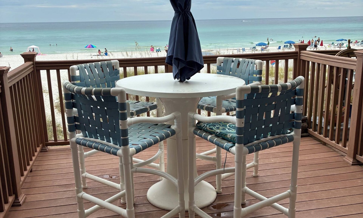 Miramar Beach House | Beach Front Townhome – 2 BR, 3 BA - Deck Overlooking Gulf & Steps to the Beach