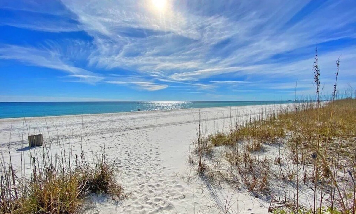 Villa Primera House | Bright & sunny Gulf front home with spacious deck for dolphin watching!