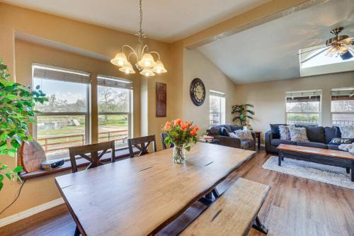 Lincoln House | Covered Patio: Lincoln Vacation Rental!