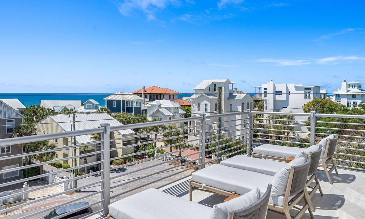 Seawalk Circle House | Designer Home with Gulf Views, One Minute to the Beach, Heated Private Pool