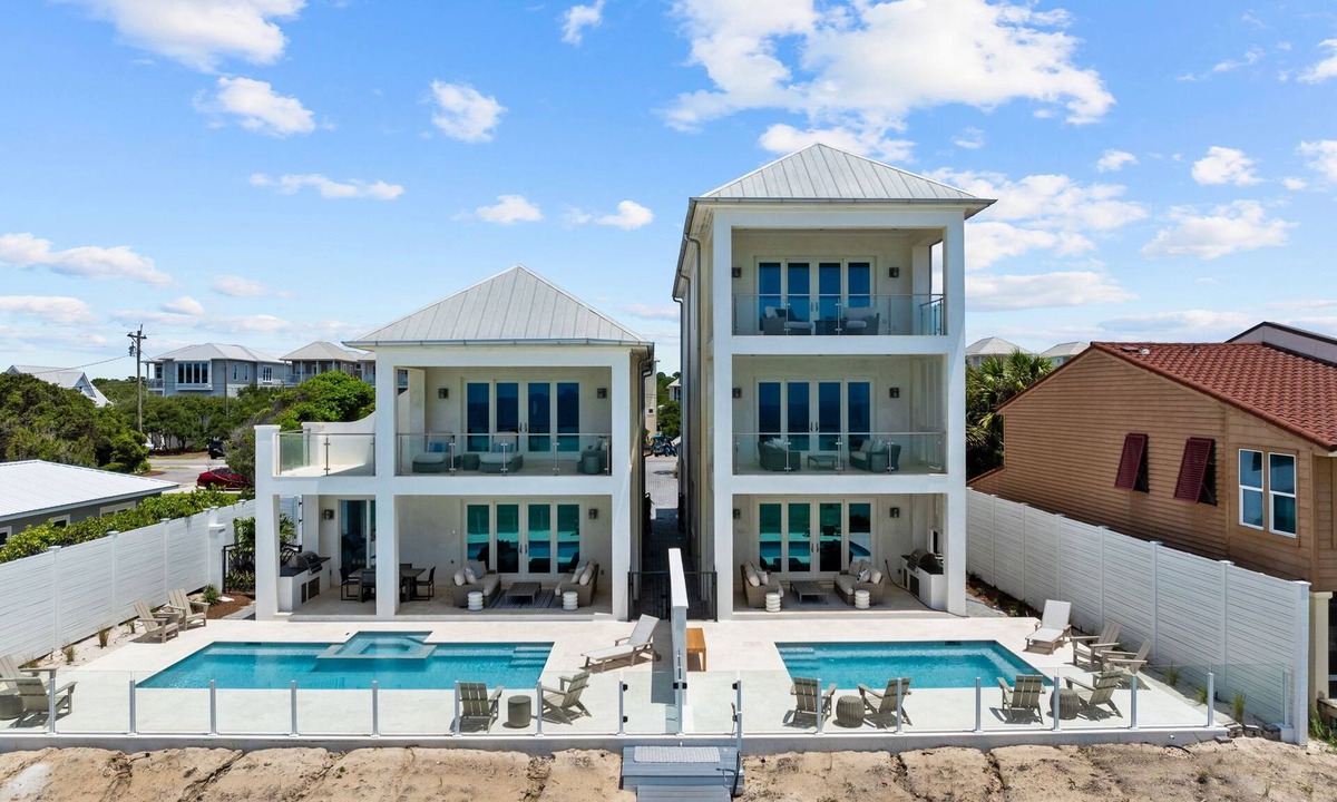Seacrest House | Dual Gulf Front Estates w/Pools, LSVs and More