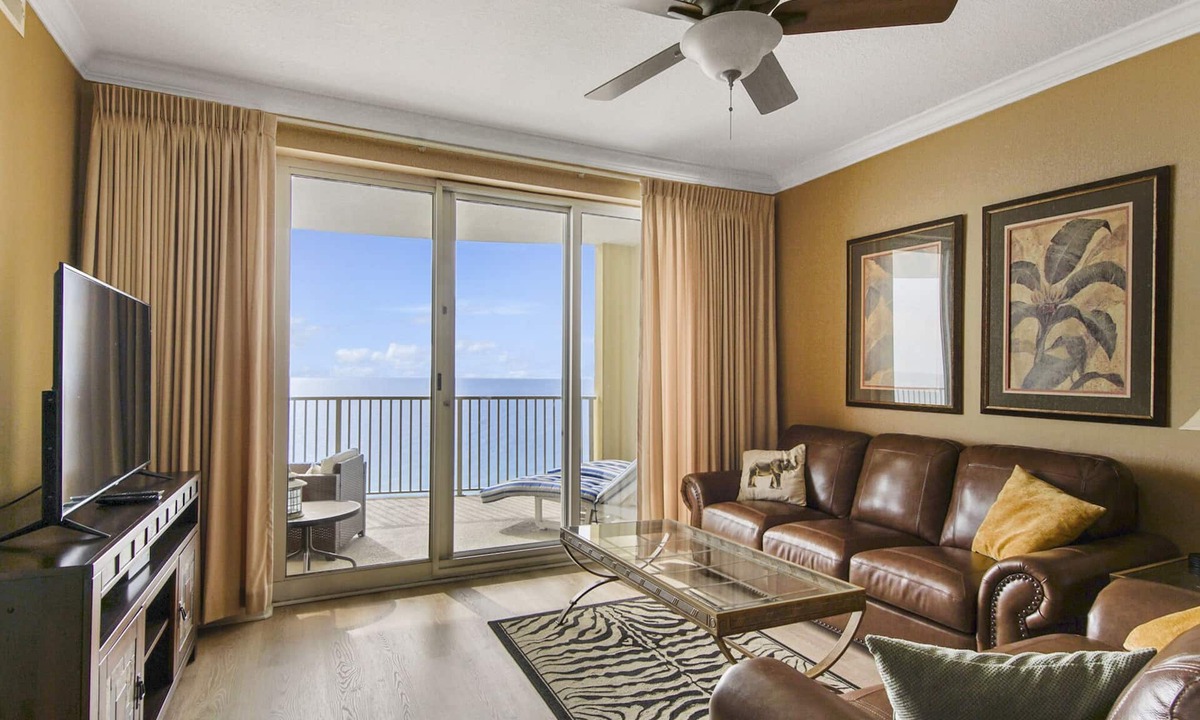 West Panama City Beach Condo | Emerald Isle 1704 - FRONT ROW BEACH CHAIRS INCLUDED! Affordable rates!