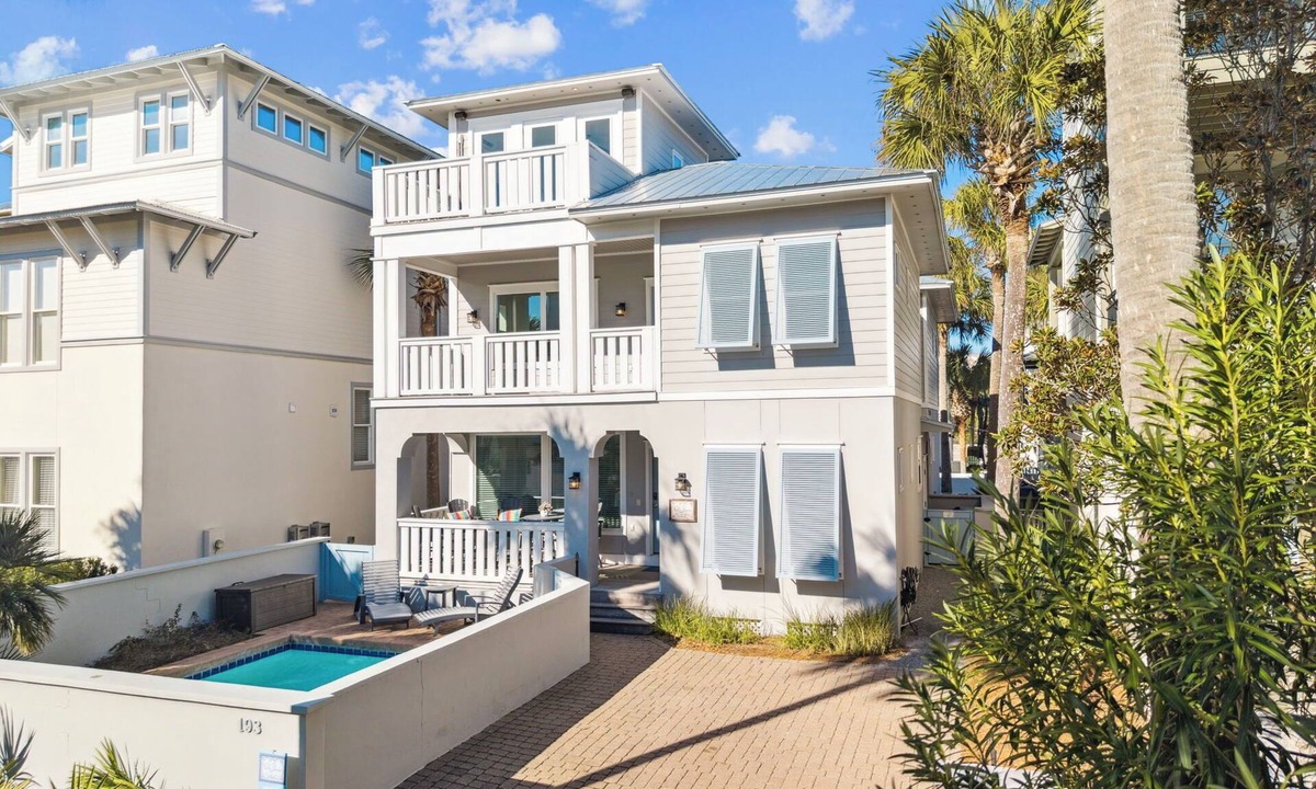 Rosemary Beach House | Gulf House with Private Pool Just 100 yds to Beach