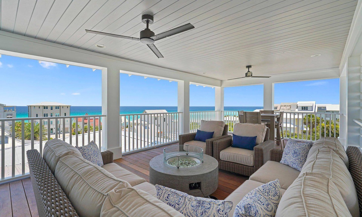 Inlet Beach House | Pompano Paradise - 30A Vacation House with Ocean Views, Private Pool & Golf Cart
