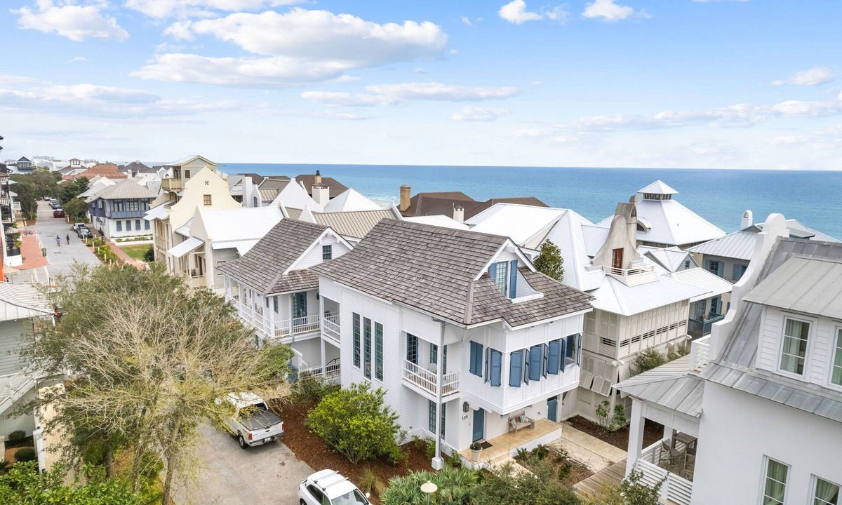 Rosemary Beach Cottage | Providence Cottage in Rosemary Beach, 3rd tier home from Gulf with Gulf view