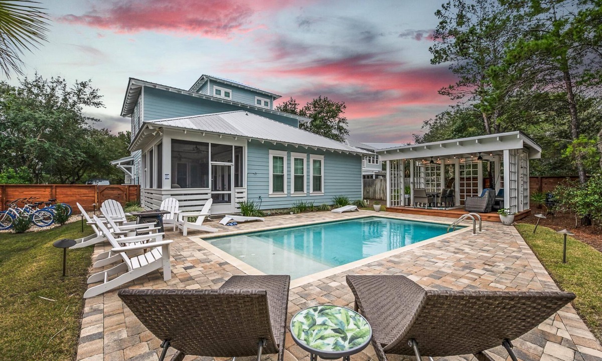 White's Gulfview House | Seacrest Beach Home, Private Pool, Peloton, LSV, Walk to Beach Access on 30A