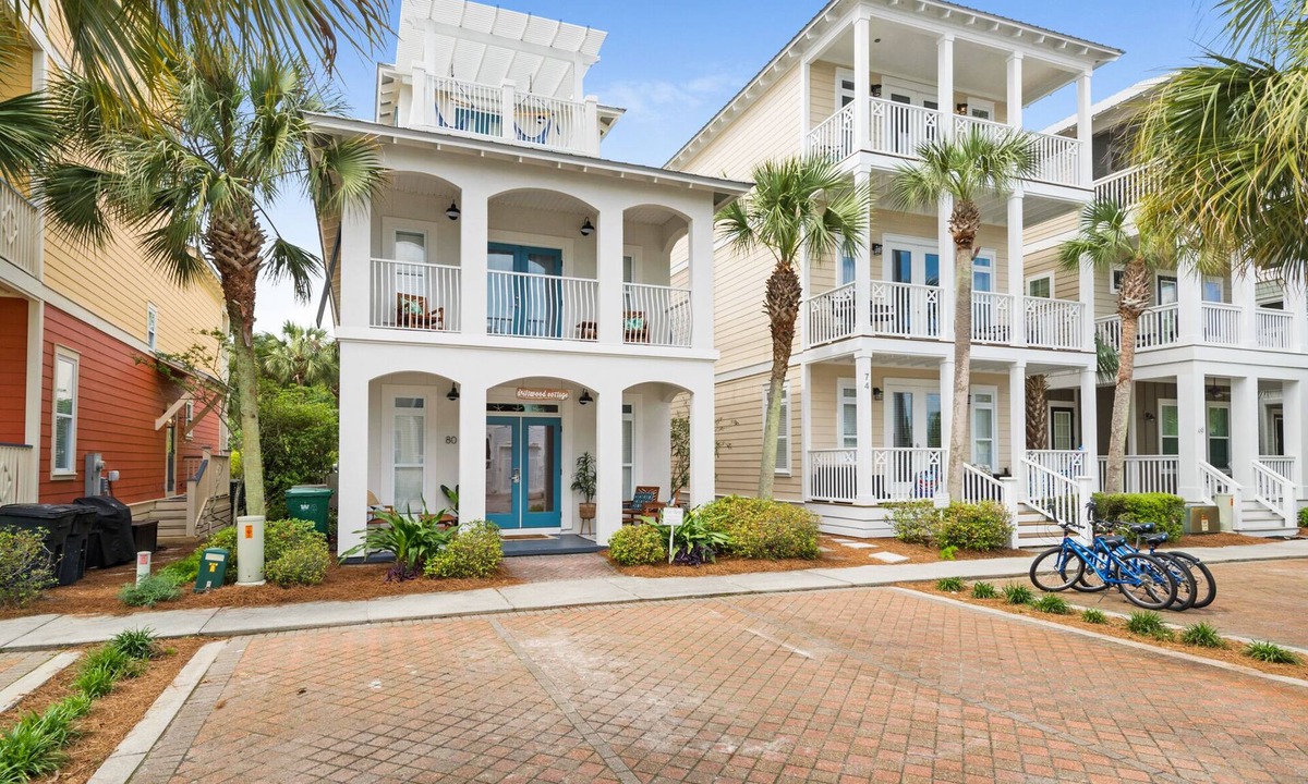 Rosemary Beach House | Stay directly on 30A! Beautiful Beach House with private courtyard and panoramic views! Short walks to beach, pool, Rosemary and Alys!