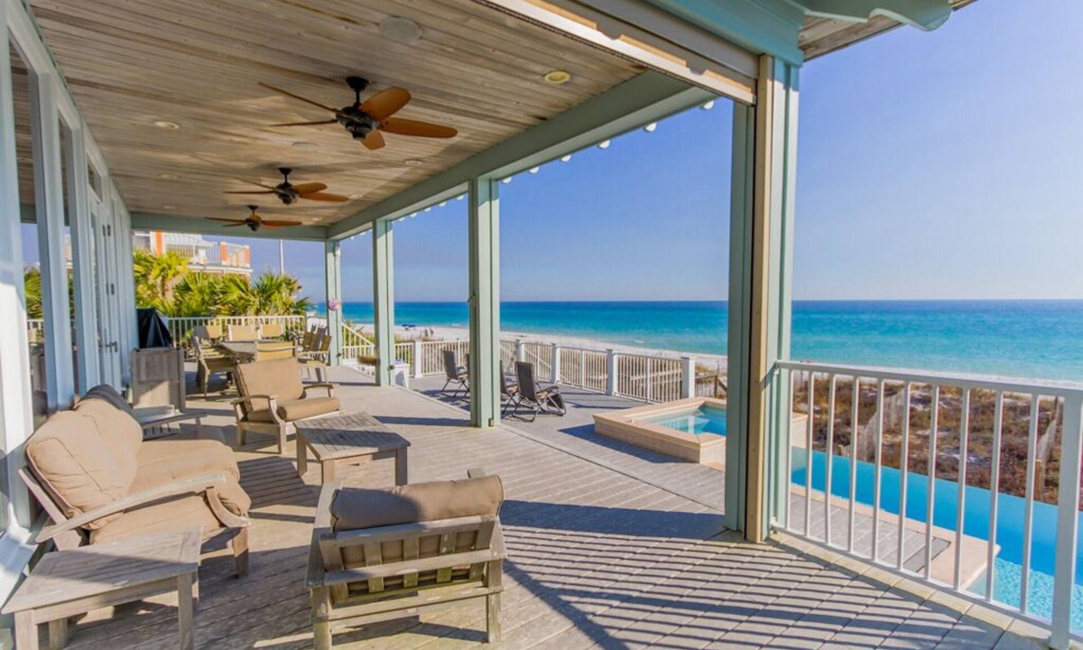 Gulf Pines House | Stunning Gulf-Front Getaway! Private Beach & Infinity Pool