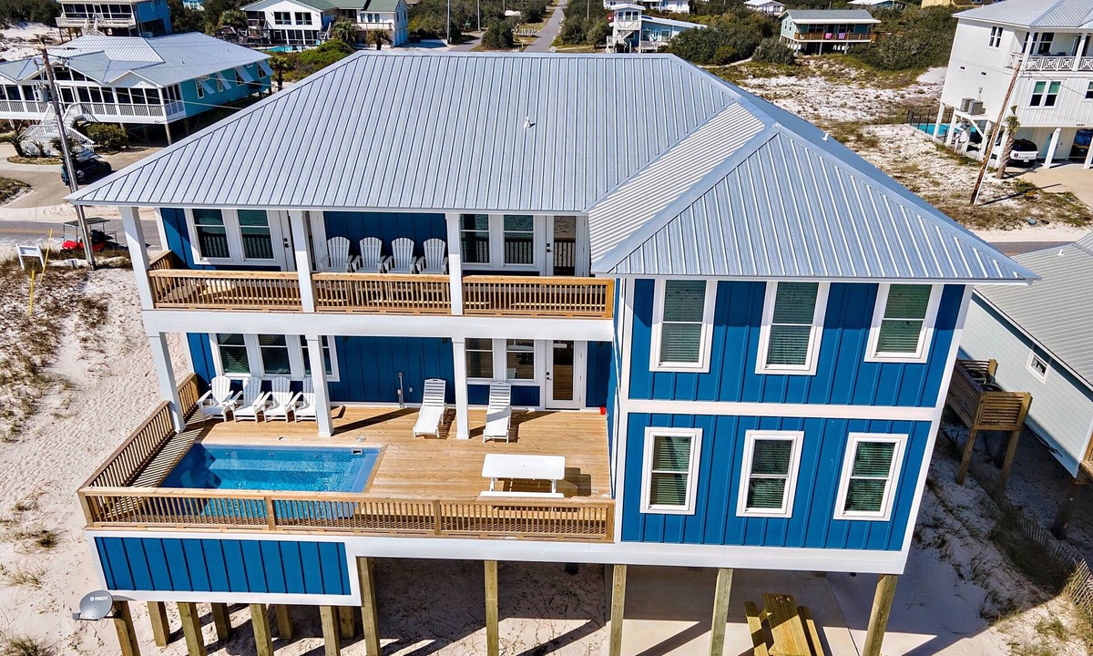 Surf Side Shores House | Summer Better Your 7 bedroom Beachfront Escape PRIVATE POOL by Prickett Properties