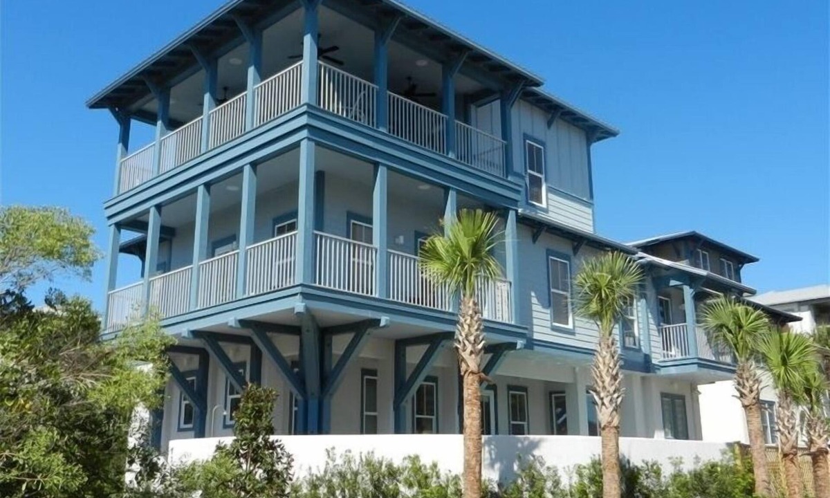Rosemary Beach House | Vie De Mer 5+BR/5.5BA, Gulf View, Priv Pool, 3 King Masters, beach side of 30A