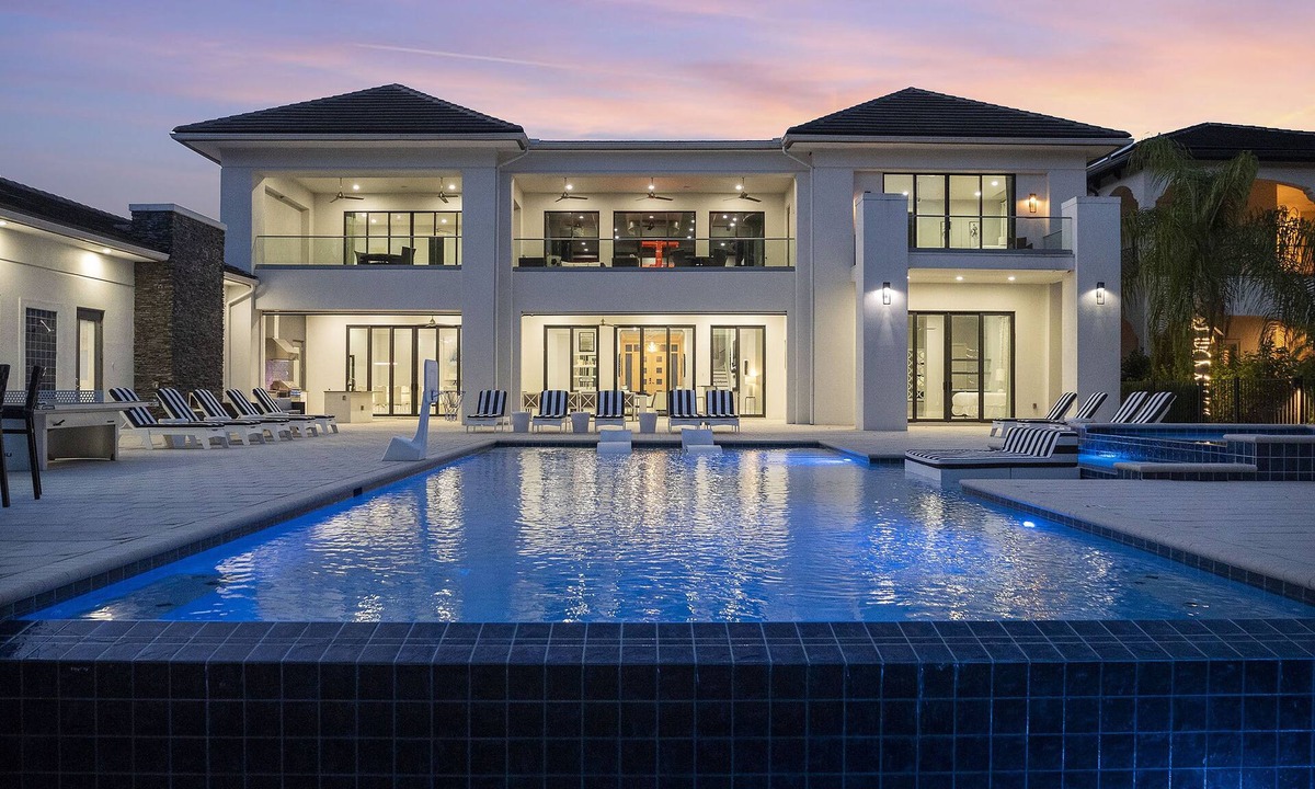 Reunion Villa | White House at Reunion | 10BR Luxe Stay w/Bowling Alley, Arcade, Private Pool, and Gym Near Disney