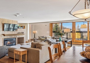 Bright and Spacious 2BR A/C Fireplace & Stunning Beaver Creek Mountain Views in Vail