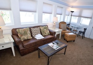 Second-Floor Suite w/ Covered Porches & Full Kitchen - Steps from Dining & Shops