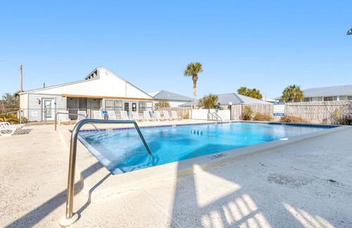 West Panama City Beach Condo | Top-floor condo with Gulf views - tennis & pool - private W/D, WiFi & central AC