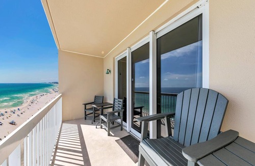 Lower Grand Lagoon Condo | 🌊 15th Floor Gulf Front-Beach Front Pools-Covered Parking-1BR Seychelles 1504🌊