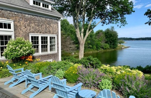Blue Hill House | 19th C. Waterfront 5B/5B Home in Blue Hill-Gardens & Harbor views. Sleeps 10