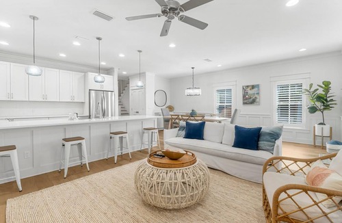 Seacrest House | 30A Beach House - Mermaids of Magnolia, Pet Friendly, Golf Cart, Slp 14, Beach
