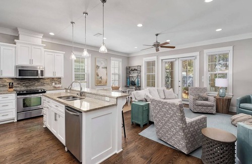 Rosemary Beach House | 4BR Luxury Seacrest Home, 2 King Suites, Private Beach & Lagoon Pool Access