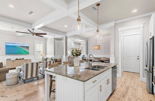 Santa Rosa Beach House | A Wavy Days | 5BR 30A | Steps to Pool | Sleeps 12 | Golf Cart + Bikes