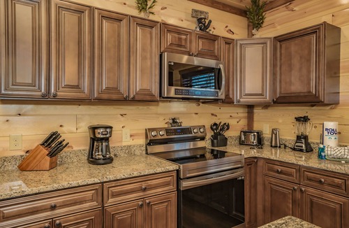 Caton Cabin | Amazing Grace: INDOOR POOL! Mtn View! Theater Room, Game Room, Hot Tub, Wi-Fi