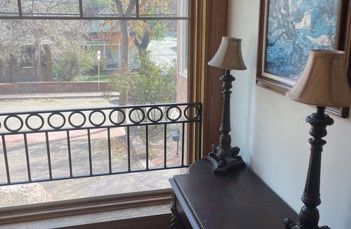 Manitou Springs Historic District Condo | Award-Winning Restoration 1 Block to Downtown Manitou, Deck & Fireplaces