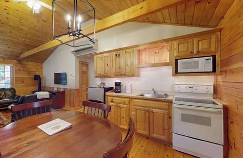 Northport Cabin | Balsam Fir Cabin - Relax in a 2BR cabin w/kitchen, fireplace, A/C & access to outdoor adventures