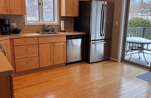 Southwest Harbor Condo | Beautiful water views near Acadia NP with shared pool, sauna, and exercise room!
