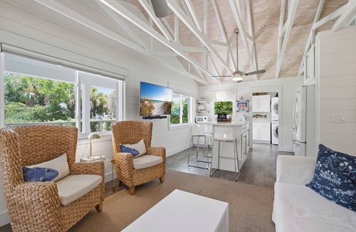 Santa Rosa Beach House | Bluefish House Four Seater Golf Cart Walk to Beach Private Hot Tub