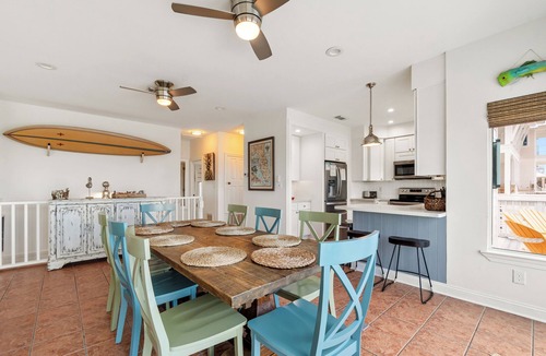 Villa Primera House | Bright & sunny Gulf front home with spacious deck for dolphin watching!