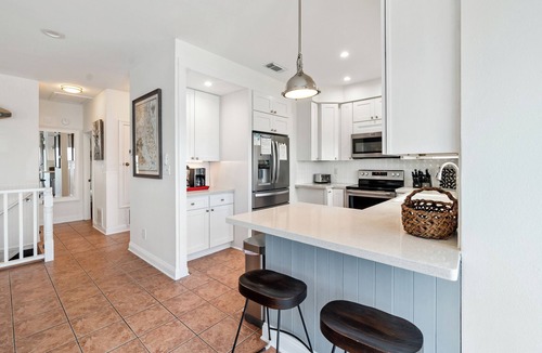 Villa Primera House | Bright & sunny Gulf front home with spacious deck for dolphin watching!