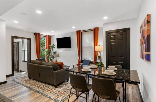 Penn-Knox Apartment | Charming 2BR Philadelphia Stay, Prime Location + Parking