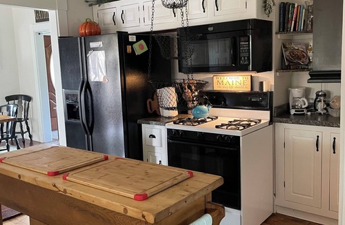 Sherman Station House | Charming, historic, property in Sherman, Maine. PERFECT for fishing and hunting!