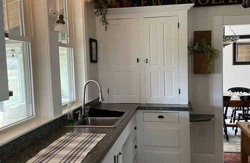 Sherman Station House | Charming, historic, property in Sherman, Maine. PERFECT for fishing and hunting!