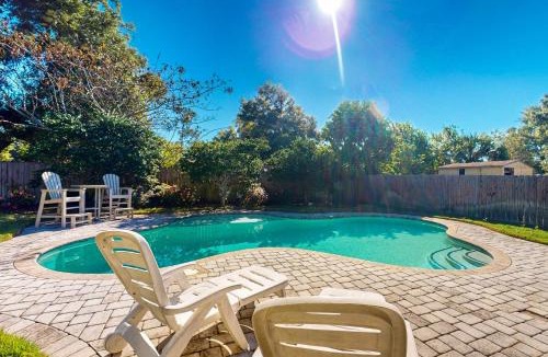 Southeast Pensacola House | Contemporary dog-friendly retreat with pool & patio - near shops & attractions