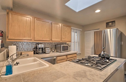 Manitou Springs Historic District Cottage | Creekside Home w/Patio, Walk to Manitou Incline!