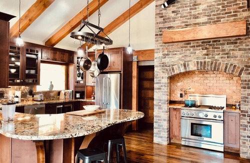 Shasta County House | Creekside Mountain Home w/private waterfall & farm. Near Lassen, Burney, Shasta.