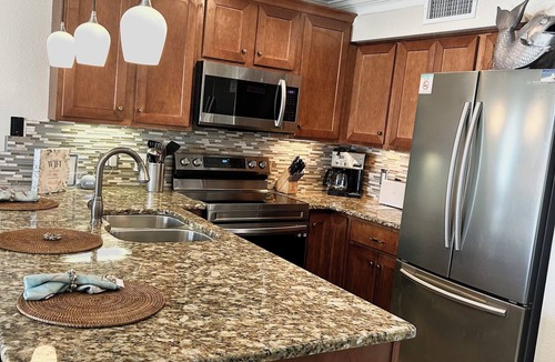 Crystal Beach Condo | Crystal Sands- Beachfront and sweeping Gulf views + Free Beach Service