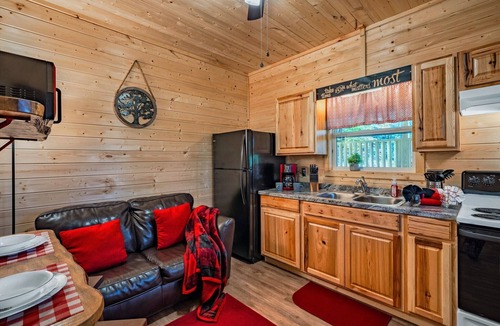 Cosby Cabin | Cuddling On The Creek Couples only romantic " TINY CABIN" retreat!