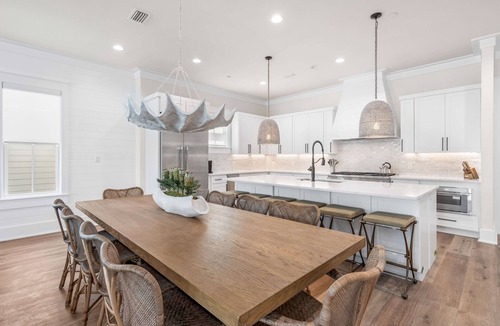Seawalk Circle House | Designer Home with Gulf Views, One Minute to the Beach, Heated Private Pool