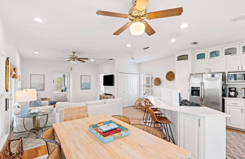 Village of Sugar Beach House | Dog Friendly Seagrove Beach Home Sleeps 10, Pool, Walk to Beach!