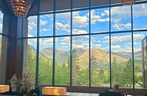 Olympic Valley Condo | Everline Resort and Spa Fireplace Suite Valley View