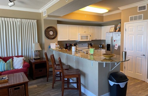 Panama City Beach Condo | From Coffee to Cocktails-Affordable Luxury for your beach getaway-Incls Chairs!