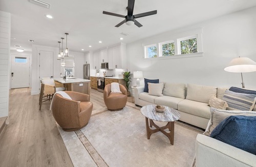 Inlet Beach Heights House | Heated Pool Putting Green Sleeps 14 Walk to Beach Near 30A