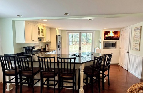 Bass River House | Heated Pool, Walk to Beach, Dog-Friendly Yarmouth Home. Sleeps 10.