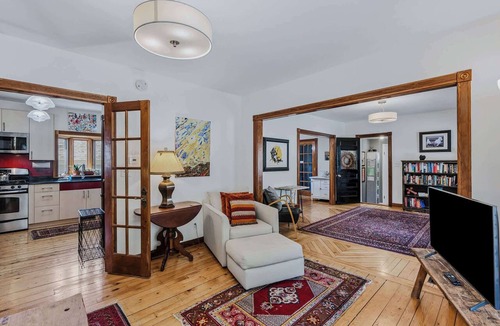 Woodstock House | Historic House near Woodstock Inn with Porch