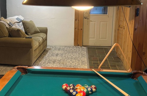 Granville Cabin | Hot Tub - Game Room - Pool Table - Kids Play Area - 2 bedroom Cabin -4 Acre Farm