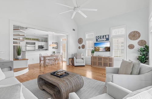 Beach District Condo | Idle Hour in WaterColor | 2bd + Loft, 2 bikes, Steps to WaterColor Beach Club