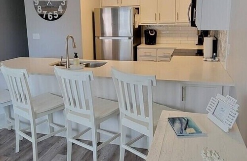 Miramar Beach Condo | Like new & across the street from public beach access 73! Family friendly!
